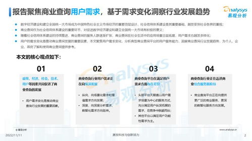 透視用戶需求深挖服務(wù)潛力 《2022中國(guó)商業(yè)查詢行業(yè)洞察》